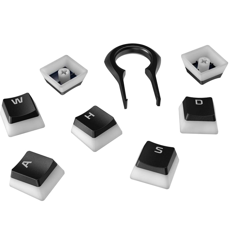 Дополнительные сменные клавиши HyperX Pudding Keycaps, Black (4P5P4AX#ACB) - фото #0, Technodom.kz