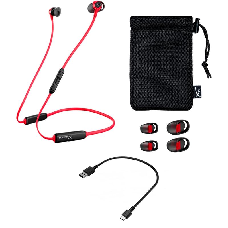 Игровая гарнитура беспроводная HyperX Cloud Buds, Red (4P5H7AA) - фото #4, Technodom.kz