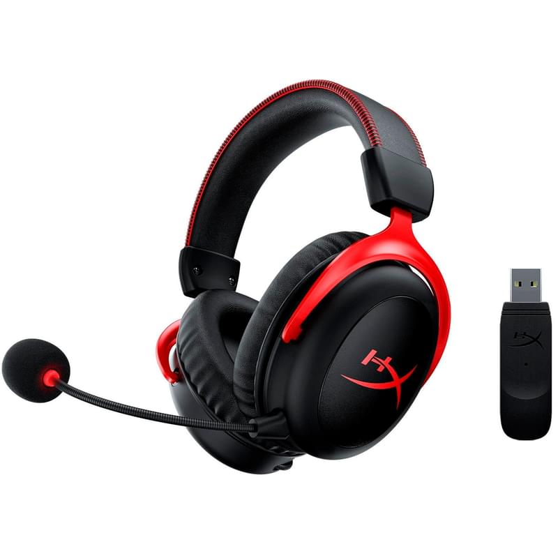 Игровая гарнитура беспроводная HyperX Cloud II, Black/Red (4P5K4AA) - фото #1, Technodom.kz