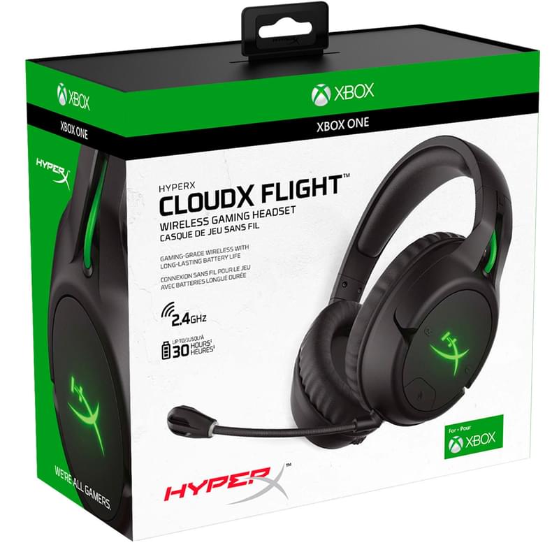Игровая гарнитура беспроводная HyperX Cloud Flight, Black (4P5L4AM#ABB) - фото #7, Technodom.kz