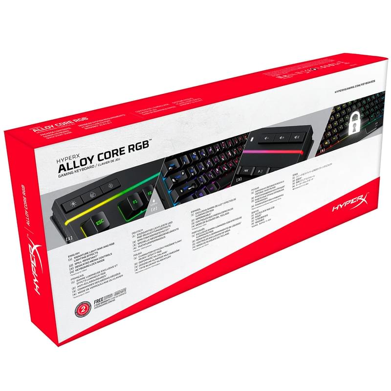 Игровая клавиатура HyperX Alloy Core RGB (4P4F5AX#ACB) - фото #5, Technodom.kz