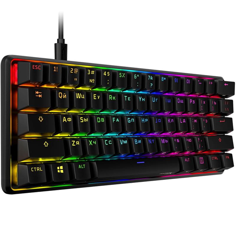 Игровая клавиатура HyperX Alloy Origins 60, Red Switch (4P5N0AA#ACB) - фото #1, Technodom.kz