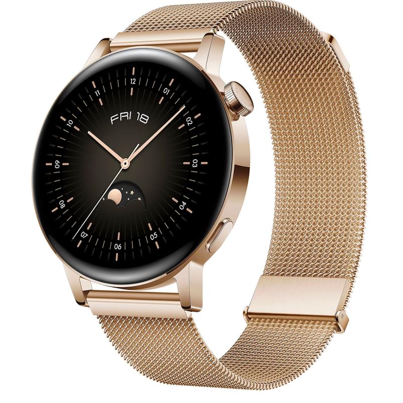 Смарт-часы HUAWEI Watch GT3 (42mm), Golden Strap - фото #0, Technodom.kz