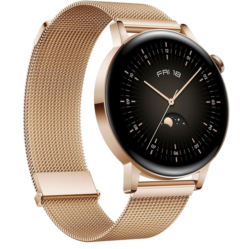 Смарт часы HUAWEI Watch GT3 (42mm), Golden Strap - фото #2, Technodom.kz