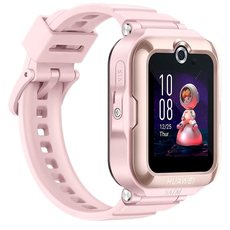 Детские смарт-часы HUAWEI KidWatch 4 Pro, Pink - фото #2, Technodom.kz