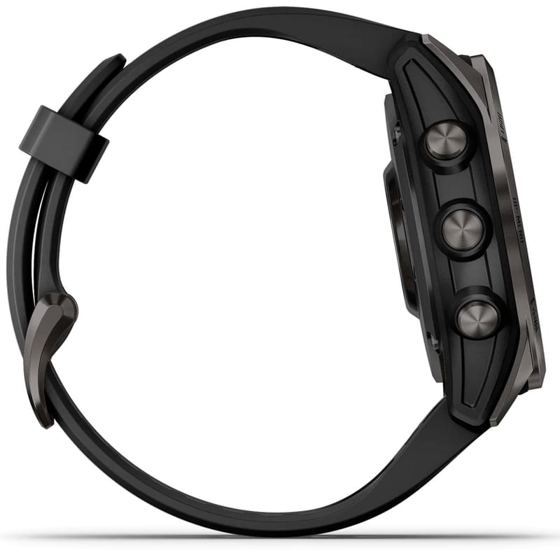 Смарт-часы Garmin Fenix 7S Sapphire Solar, Carbon Gray DLC Titanium with Black Band - фото #6, Technodom.kz