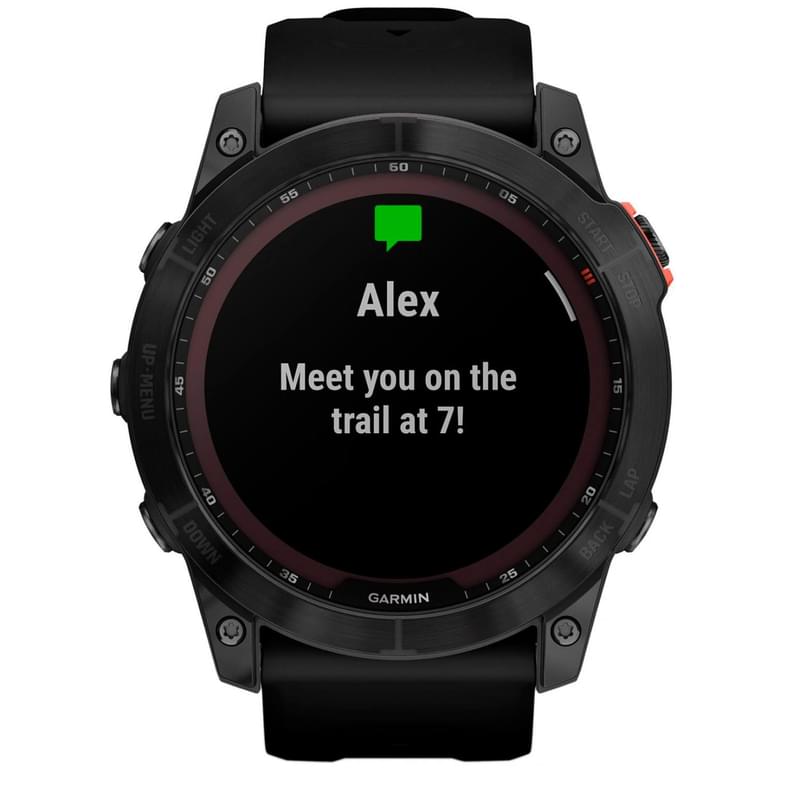 Смарт-часы Garmin Fenix 7X Solar, Slate Gray with Black Band (010-02541-01) - фото #2, Technodom.kz