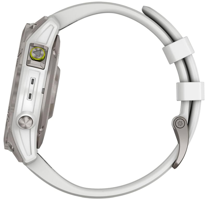 Смарт-часы Garmin EPIX gen 2, Sapphire, Carrera White/Titanium with Silicone Band (010-02582-21) - фото #3, Technodom.kz