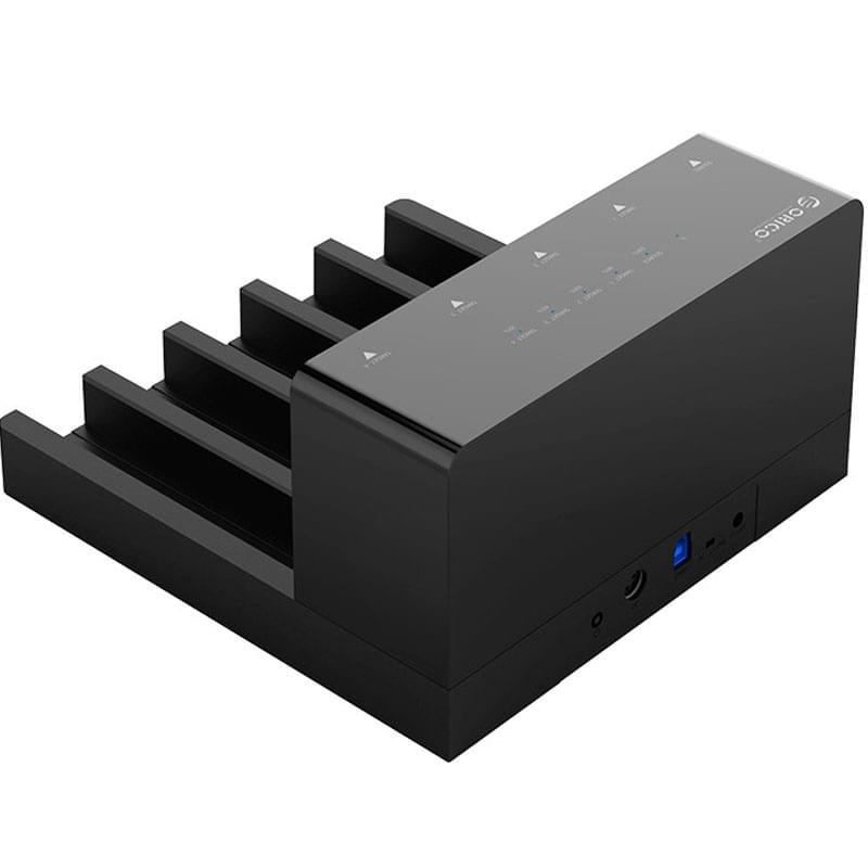 Док-станция для жесткого диска ORICO USB 3.0 для 2,5 и 3,5 HDD/SSD (6558US3-C-EU-BK) - фото #1, Technodom.kz