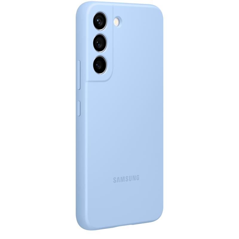 Чехол для Samsung Galaxy S22 Silicone Cover, Artic Blue (EF-PS901TLEGRU) - фото #4, Technodom.kz