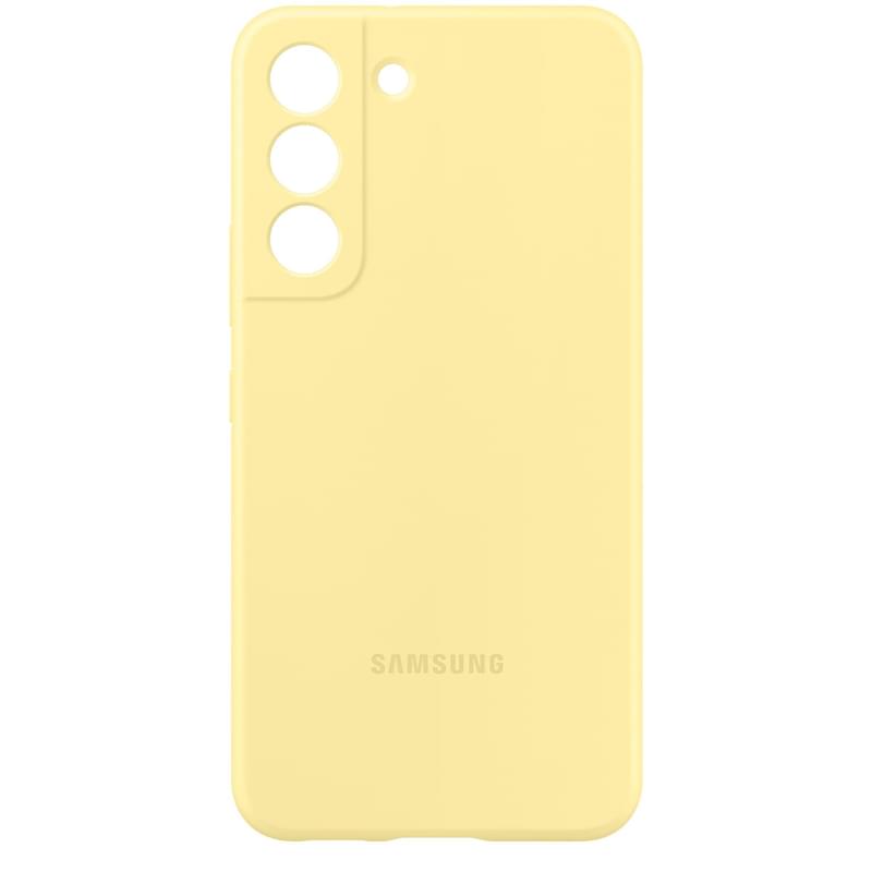 Чехол для Samsung Galaxy S22 Silicone Cover, Butter Yellow (EF-PS901TYEGRU) - фото #0, Technodom.kz
