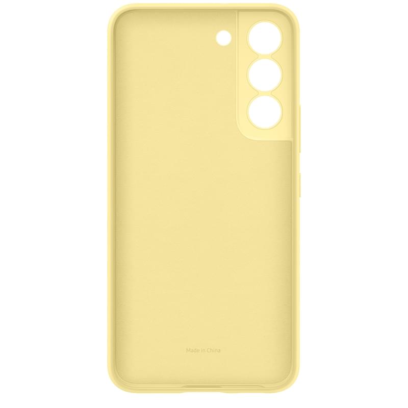 Чехол для Samsung Galaxy S22 Silicone Cover, Butter Yellow (EF-PS901TYEGRU) - фото #1, Technodom.kz