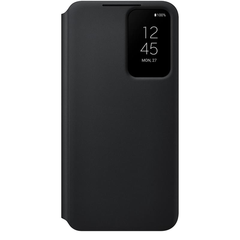 Чехол для Samsung Galaxy S22 Smart Clear View Cover, Black (EF-ZS901CBEGRU) - фото #0, Technodom.kz