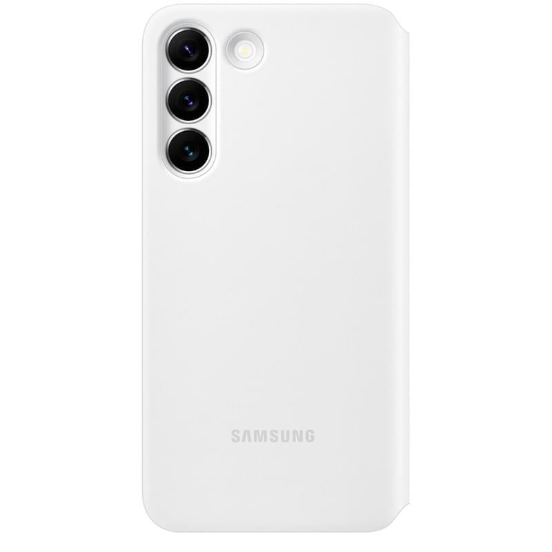 Чехол для Samsung Galaxy S22 Smart Clear View Cover, White (EF-ZS901CWEGRU) - фото #1, Technodom.kz