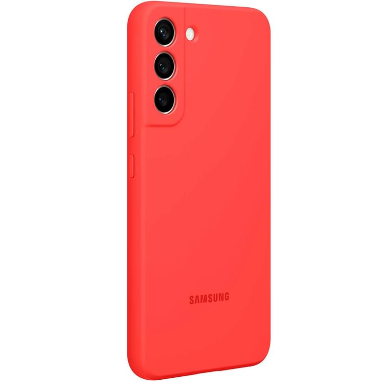 Чехол для Samsung Galaxy S22+ Silicone Cover, Glow Red (EF-PS906TPEGRU) - фото #2, Technodom.kz
