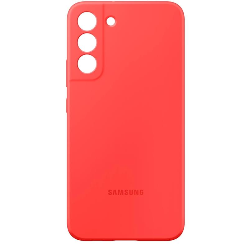 Чехол для Samsung Galaxy S22+ Silicone Cover, Glow Red (EF-PS906TPEGRU) - фото #4, Technodom.kz