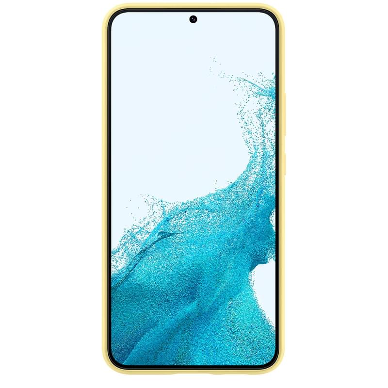 Чехол для Samsung Galaxy S22+ Silicone Cover, Butter Yellow (EF-PS906TYEGRU) - фото #1, Technodom.kz