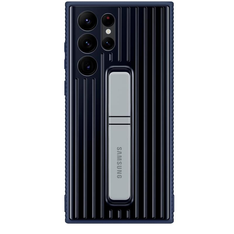Чехол для Samsung Galaxy S22 Ultra Protective Standing Cover, Navy (EF-RS908CNEGRU) - фото #4, Technodom.kz Чехол для Samsung Galaxy S22 Ultra Protective Standing Cover, Navy (EF-RS908CNEGRU) - фото #4, Technodom.kz
