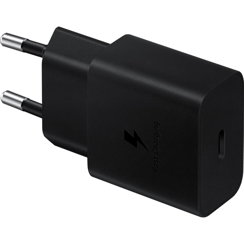 Адаптер питания Samsung, 1*Type-C 15Вт, Black (EP-T1510NBEGRU) - фото #0, Technodom.kz