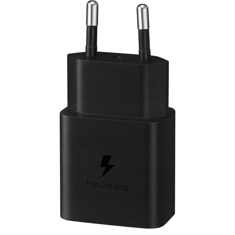 Адаптер питания Samsung, 1*Type-C 15Вт, Black (EP-T1510NBEGRU) - фото #1, Technodom.kz