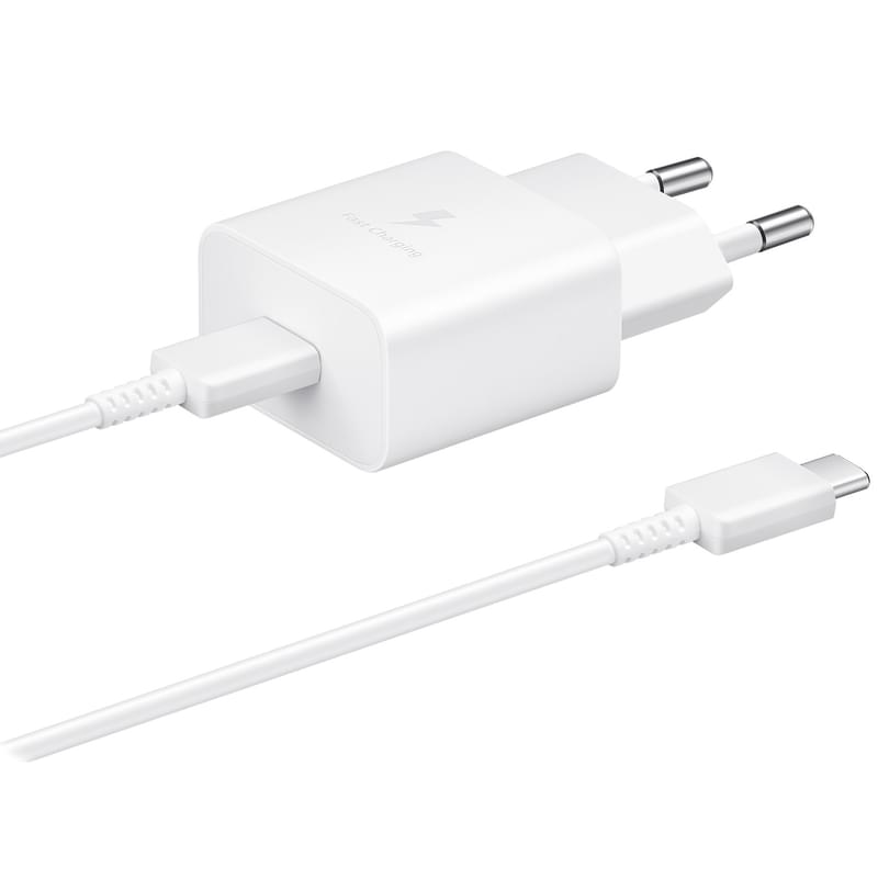 Адаптер питания Samsung, 1*Type-C 15Вт+Cable, White (EP-T1510XWEGRU) - фото #3, Technodom.kz