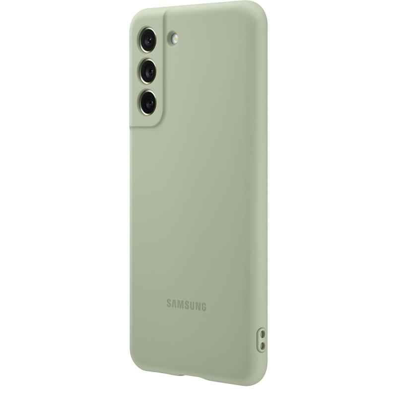 Чехол для Samsung Galaxy S21 FE Silicone Cover, Olive Green (EF-PG990TMEGRU) - фото #2, Technodom.kz Чехол для Samsung Galaxy S21 FE Silicone Cover, Olive Green (EF-PG990TMEGRU) - фото #2, Technodom.kz