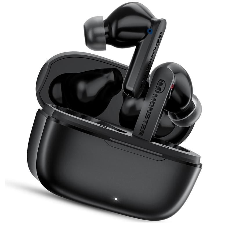 Наушники Вставные Monster Bluetooth N-Lite Clear Talk TWS, Black (MH22107) - фото #2, Technodom.kz