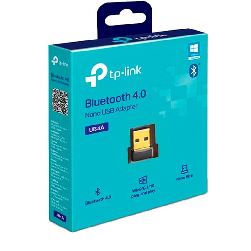 Адаптер USB Bluetooth TP-Link UB4A (BT4.0, Black) - фото #1, Technodom.kz