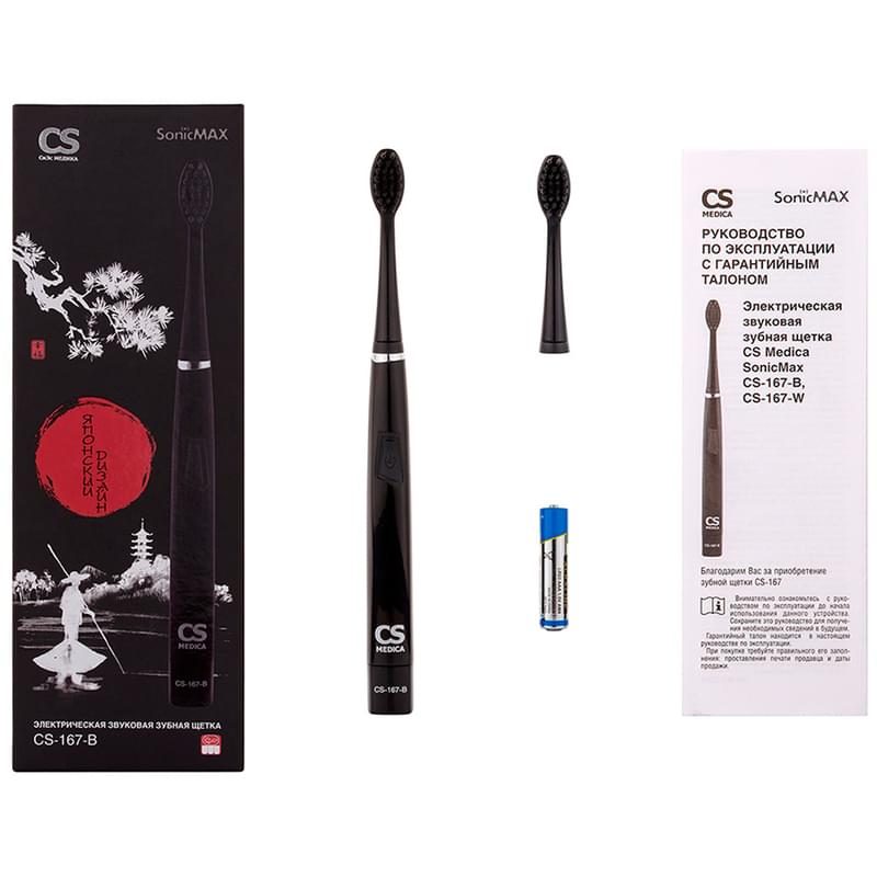 CS Medica SonicMax CS-167-B тіс щеткасы (қара) - фото #8, Technodom.kz