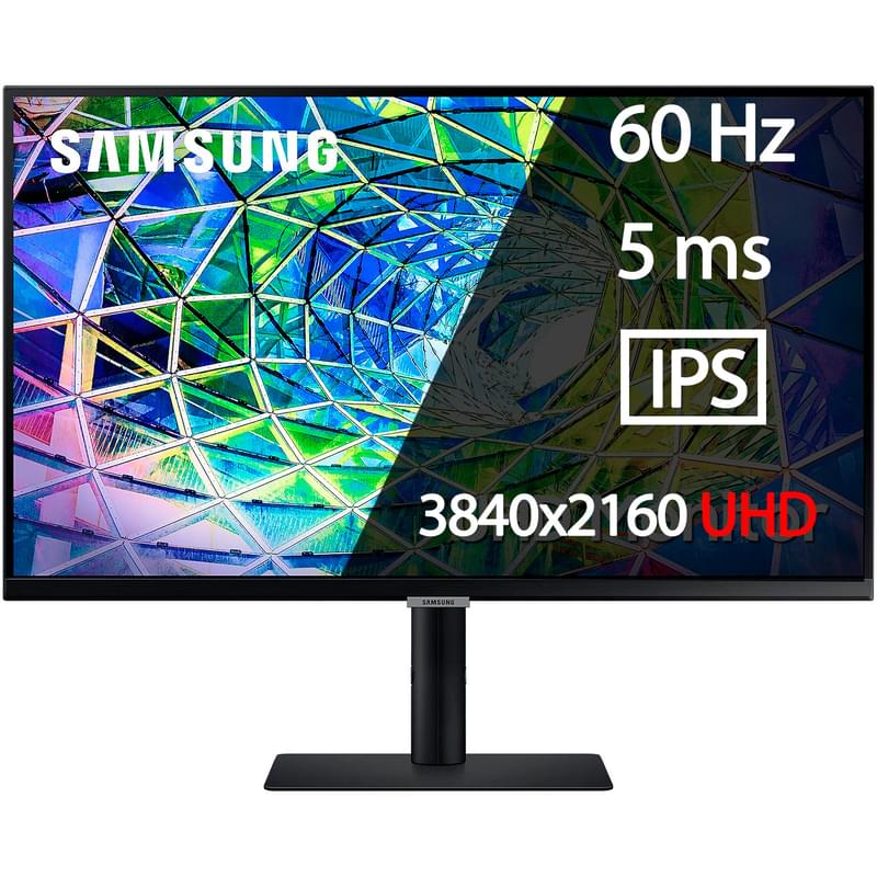 Монитор 27" Samsung LS27A800UNIXCI 3840x2160 16:9 IPS 60ГЦ (DP+HDMI+Type-C) Black - фото #0, Technodom.kz