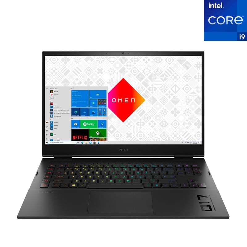 Игровой ноутбук HP Omen 17-CK0007UR i9 11900H / 32ГБ / 1000SSD / RTX3080 16ГБ / Win10 / 17.3 / (4A753EA) - фото #0, Technodom.kz