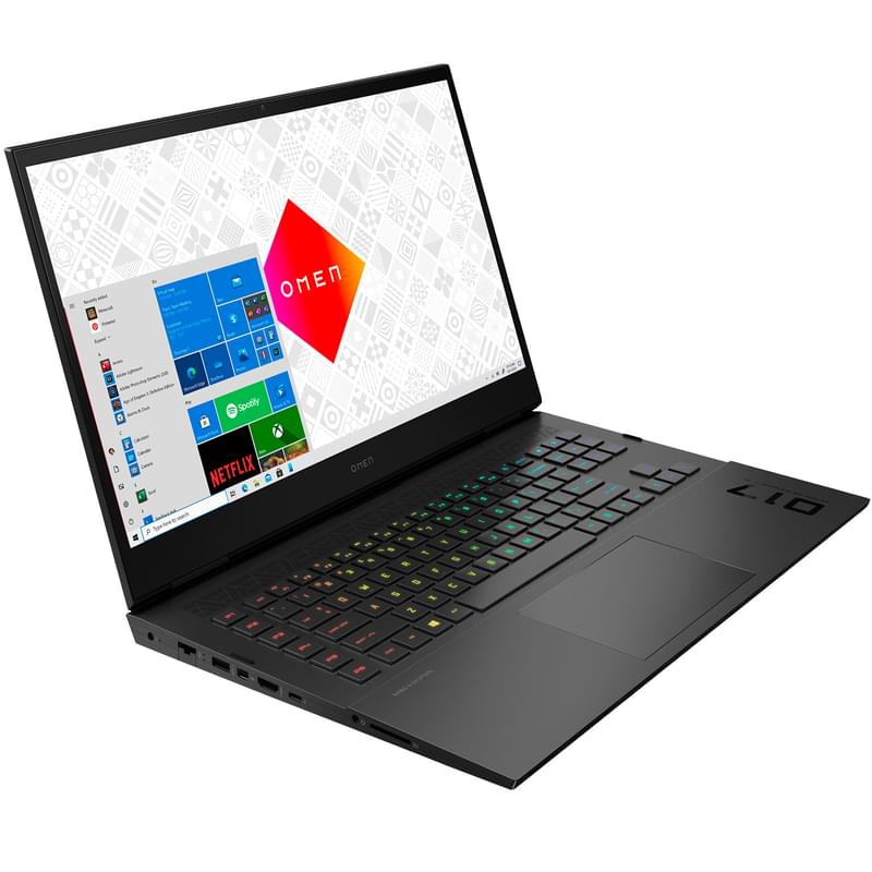 Игровой ноутбук HP Omen 17-CK0007UR i9 11900H / 32ГБ / 1000SSD / RTX3080 16ГБ / Win10 / 17.3 / (4A753EA) - фото #2, Technodom.kz