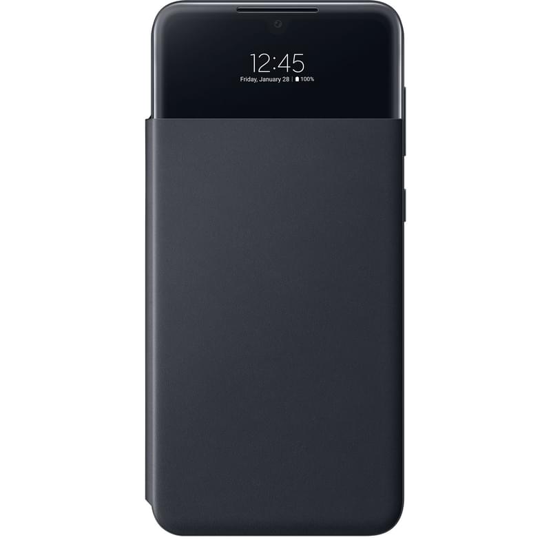 Чехол для Samsung Galaxy A33, Smart S View Wallet Cover, Black (EF-EA336PBEGRU) - фото #0, Technodom.kz