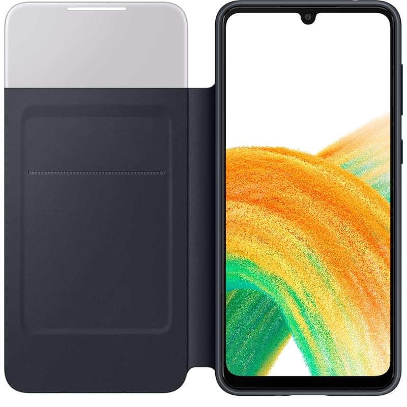 Чехол для Samsung Galaxy A33, Smart S View Wallet Cover, Black (EF-EA336PBEGRU) - фото #2, Technodom.kz
