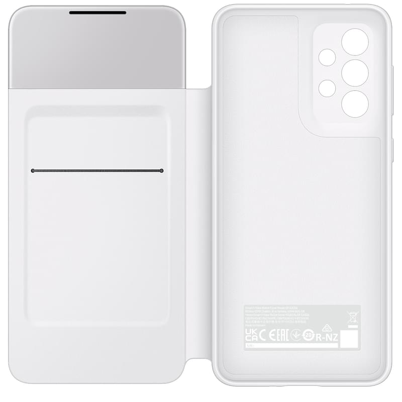 Чехол для Samsung Galaxy A33, Smart S View Wallet Cover, White (EF-EA336PWEGRU) - фото #3, Technodom.kz