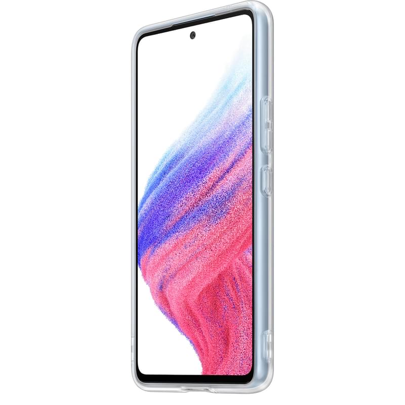 Чехол для Samsung Galaxy A53, Soft Clear Cover, Transparent (EF-QA536TTEGRU) - фото #2, Technodom.kz