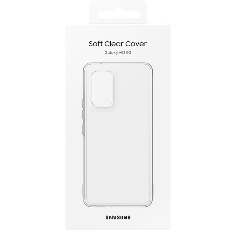 Чехол для Samsung Galaxy A53, Soft Clear Cover, Transparent (EF-QA536TTEGRU) - фото #4, Technodom.kz