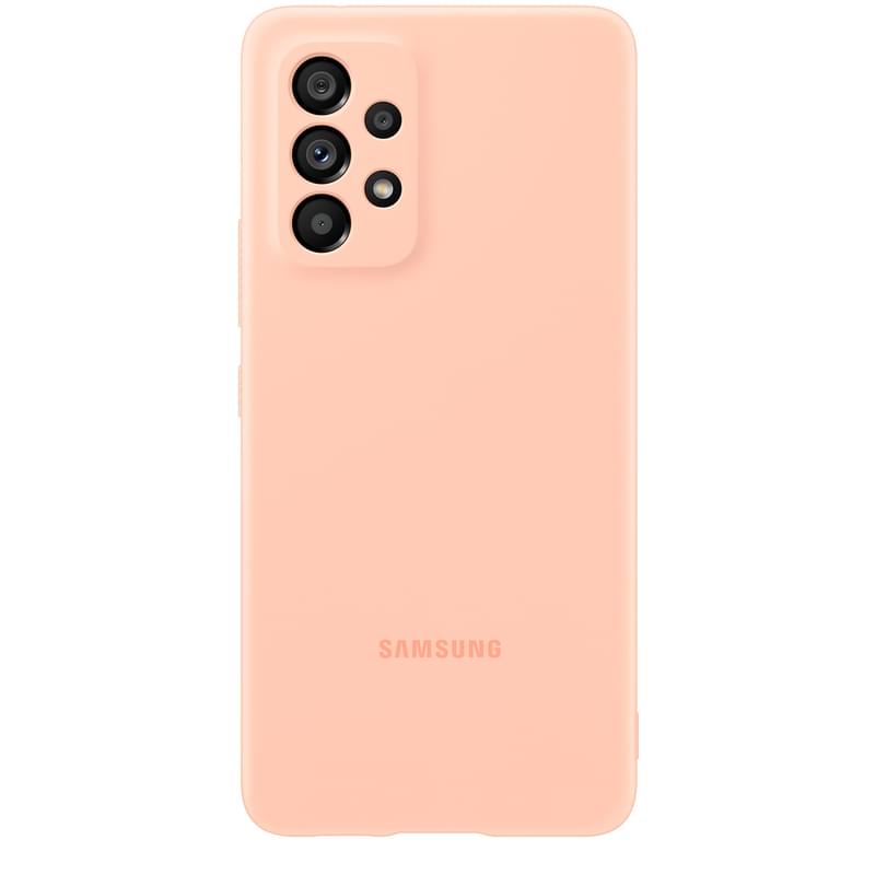 Чехол для Samsung Galaxy A53, Silicone Cover, Peach (EF-PA536TPEGRU) - фото #0, Technodom.kz