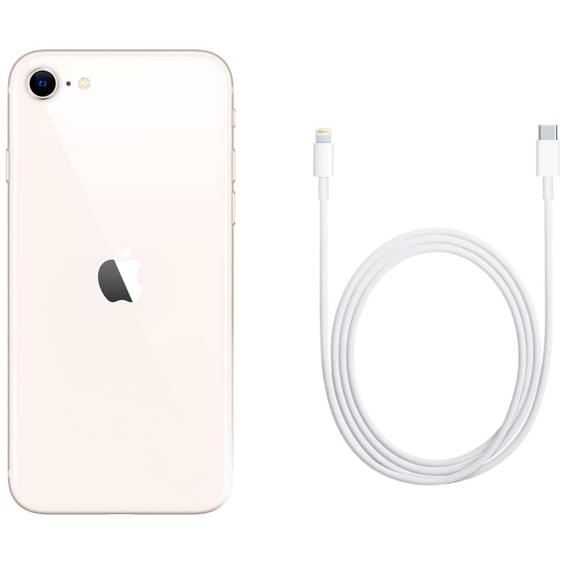 Смартфон Apple iPhone SE 2022 4/64GB Starlight - фото #4, Technodom.kz