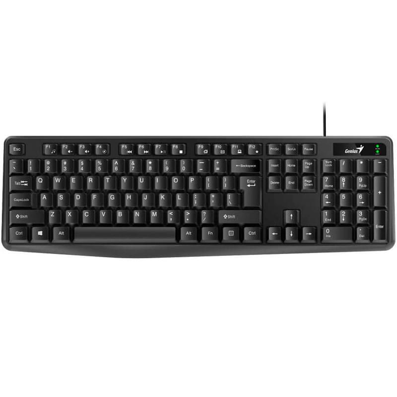 Клавиатура Проводная USB Genius Smart KB-117, Black - фото #0, Technodom.kz