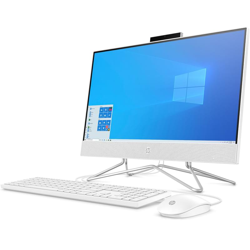 Моноблок 21,5" HP 22-df0040ur White (A3050U-4-128-W-FHD) (14P69EA) - фото #1, Technodom.kz