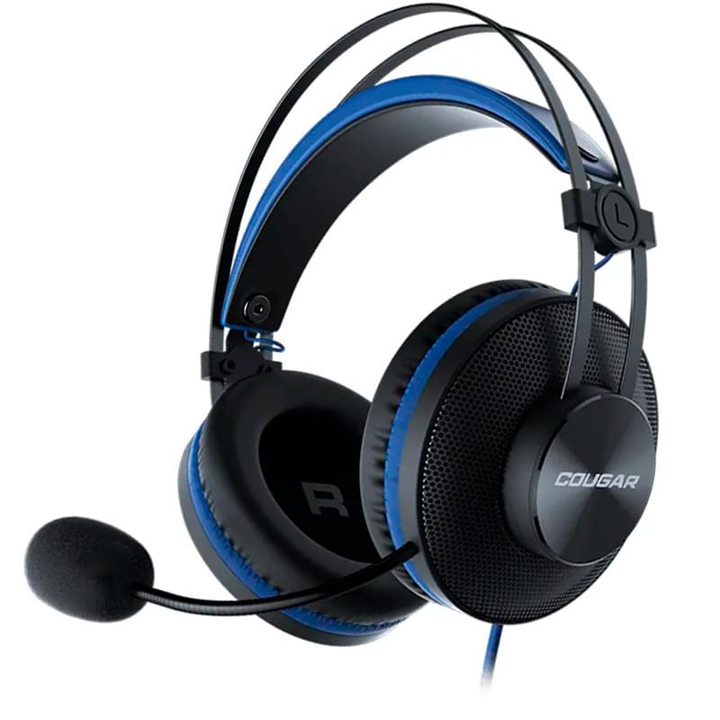 Игровая гарнитура Cougar Immersa Essential Blue, Black (CGR-P40S-350) - фото #0, Technodom.kz