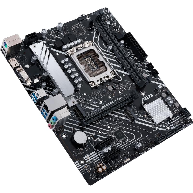 Материнская плата Asus PRIME B660M-K D4 LGA1700 2DDR4 PCI-E 1x16 2x1 (HDMI+VGA) mATX - фото #4, Technodom.kz