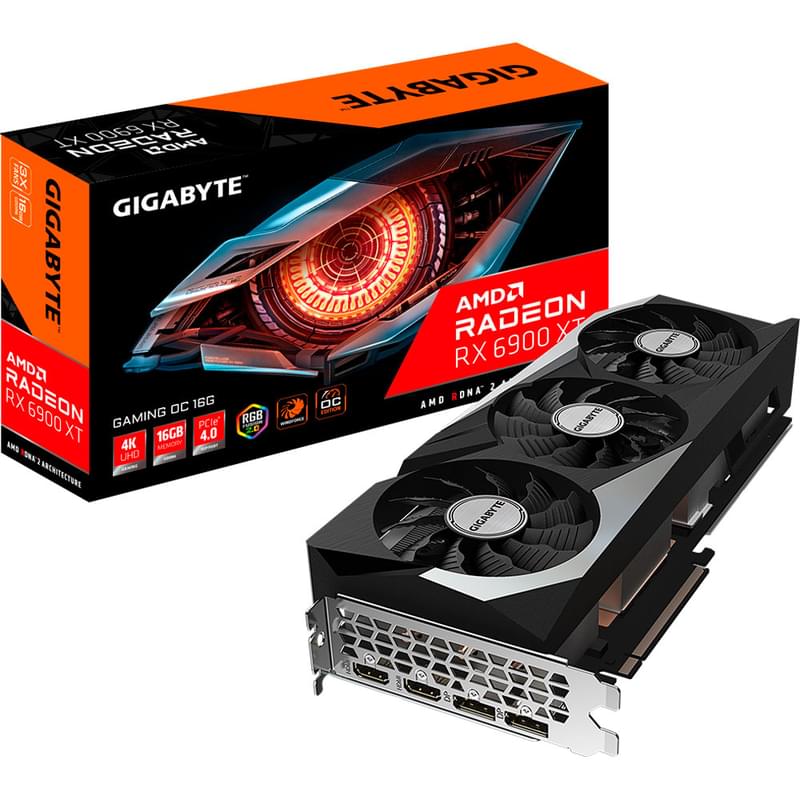 Gigabyte RX бейнекартасы 6900 XT GAMING OC 16GB 256bit/G6 (2HDMI+2DP)(GV-R69XTGAMING OC-16GD) - фото #7, Technodom.kz