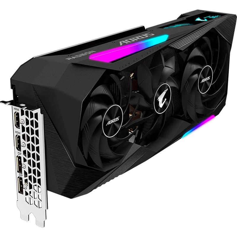 Gigabyte RX бейнекартасы 6900 XT AORUS MASTER 16GB 256bit/G6 (2HDMI+2DP)(GV-R69XTAORUS M-16GD) - фото #3, Technodom.kz
