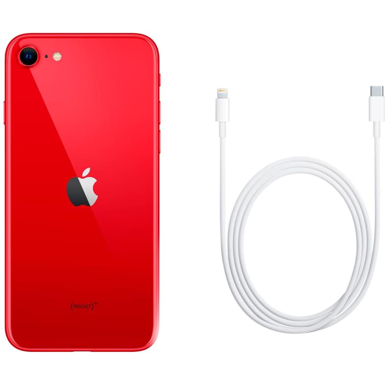 Смартфон Apple iPhone SE 2022 4/256GB Red - фото #4, Technodom.kz