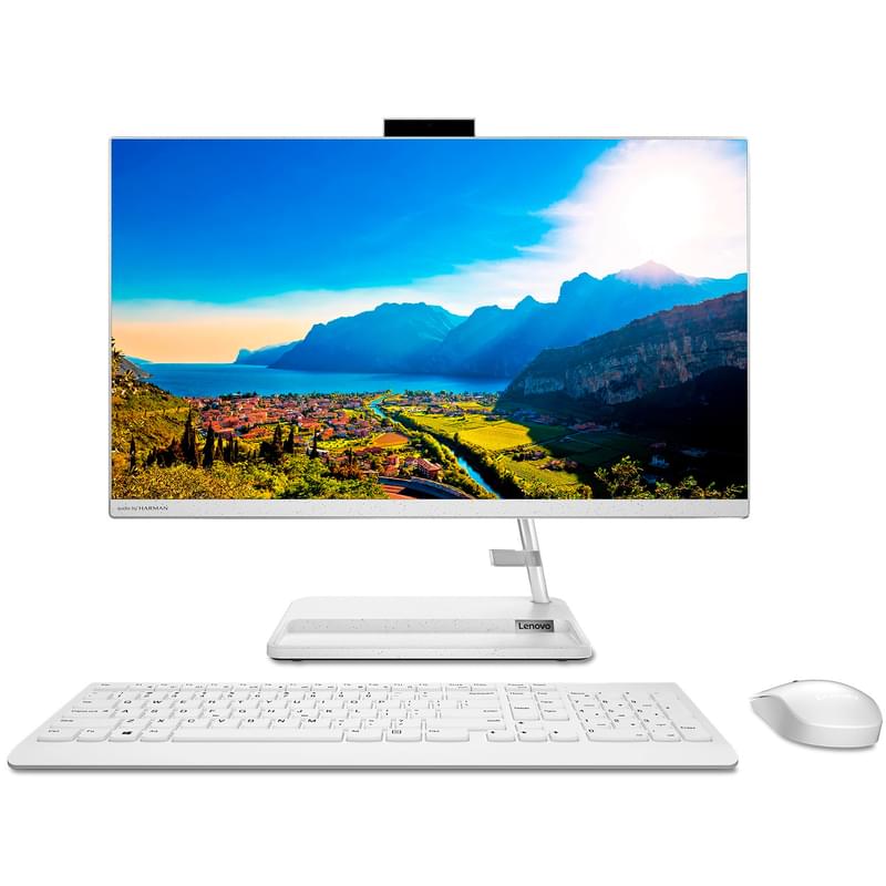 Моноблок 23,8" Lenovo IdeaCentre AIO 3 24ITL6 White (51135G7-8-256-D-FHD) (F0G00161RU) - фото #0, Technodom.kz