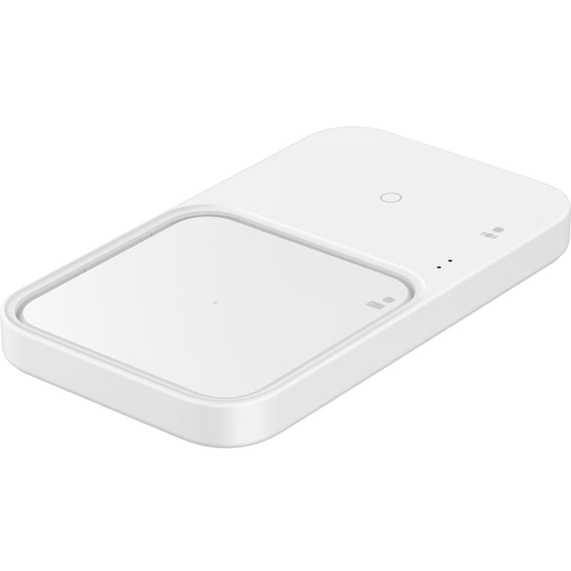 Беспроводное зарядное устройство Wireless Charger Duo 15W+Адаптер, Samsung, Белый (EP-P5400TWRGRU) - фото #2, Technodom.kz