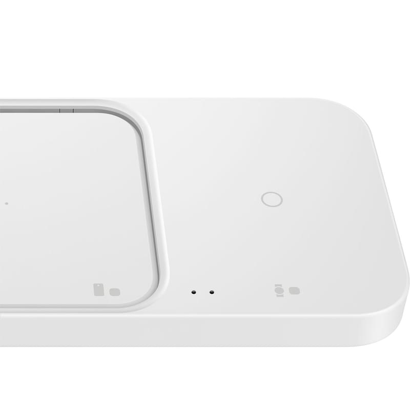 Беспроводное зарядное устройство Wireless Charger Duo 15W+Адаптер, Samsung, Белый (EP-P5400TWRGRU) - фото #4, Technodom.kz