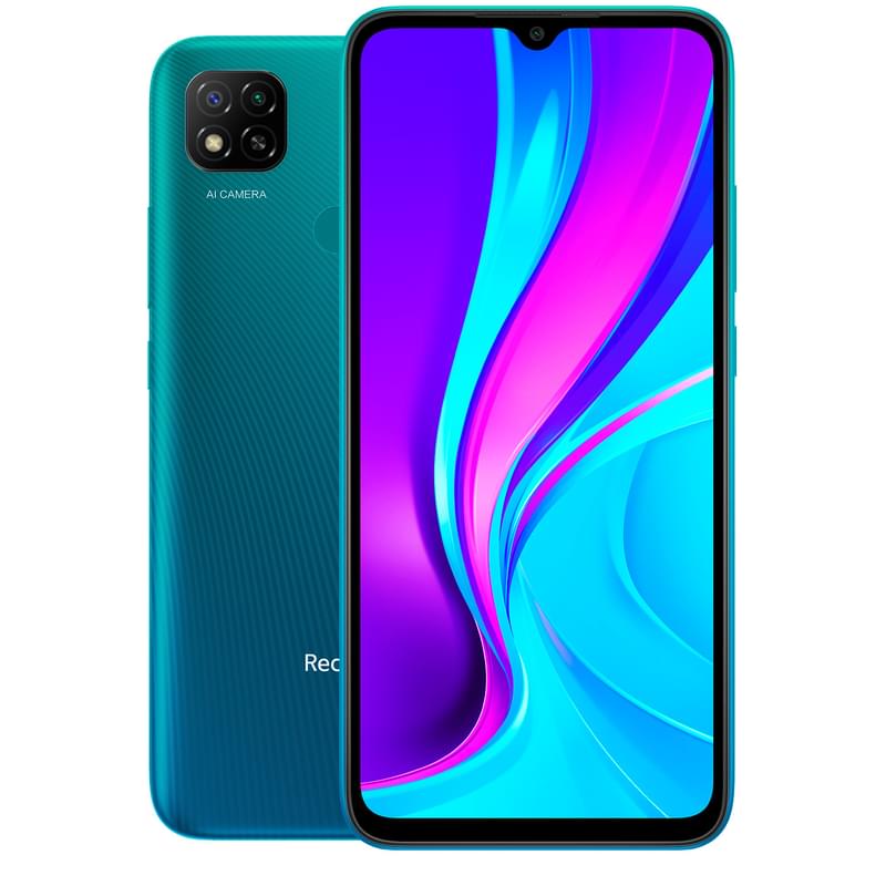 Смартфон Xiaomi Redmi 9C 4/128GB Aurora Green - фото #0, Technodom.kz